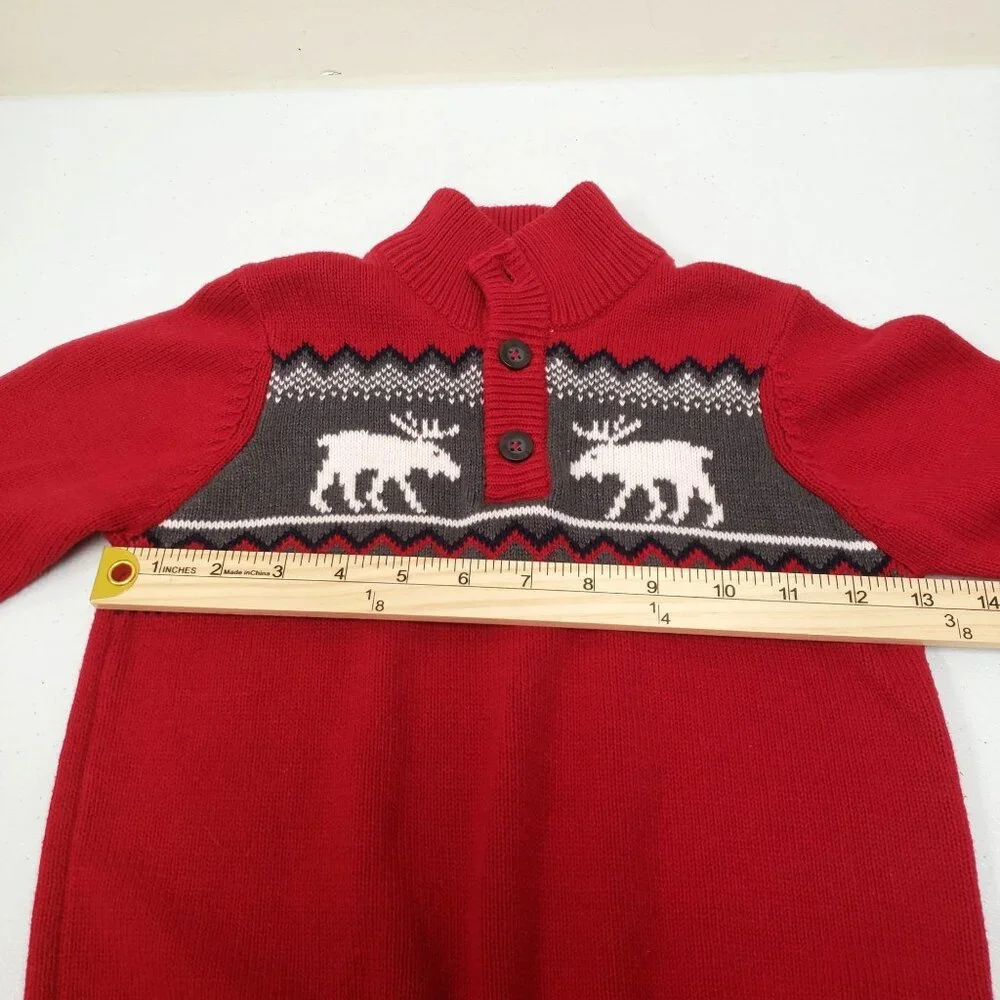 The Children's Place Boys Moose Sweater Size 3T